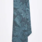 Paisley Tie Set with Tie Bar & Cufflinks