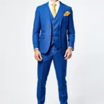 Mayfair Blue Three Piece Suit